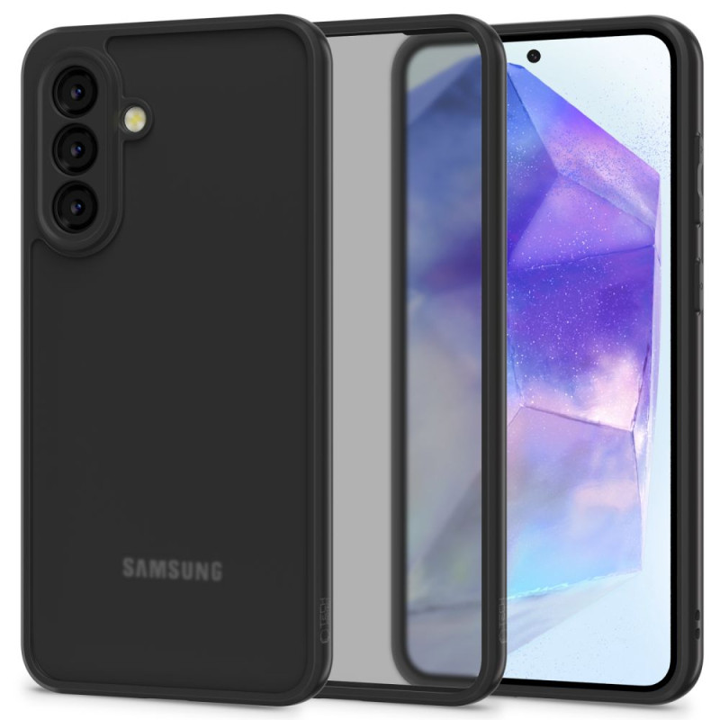 „Tech-Protect MagMat“ dėklas, skirtas „Samsung Galaxy A56 5G“ – matinės juodos spalvos
