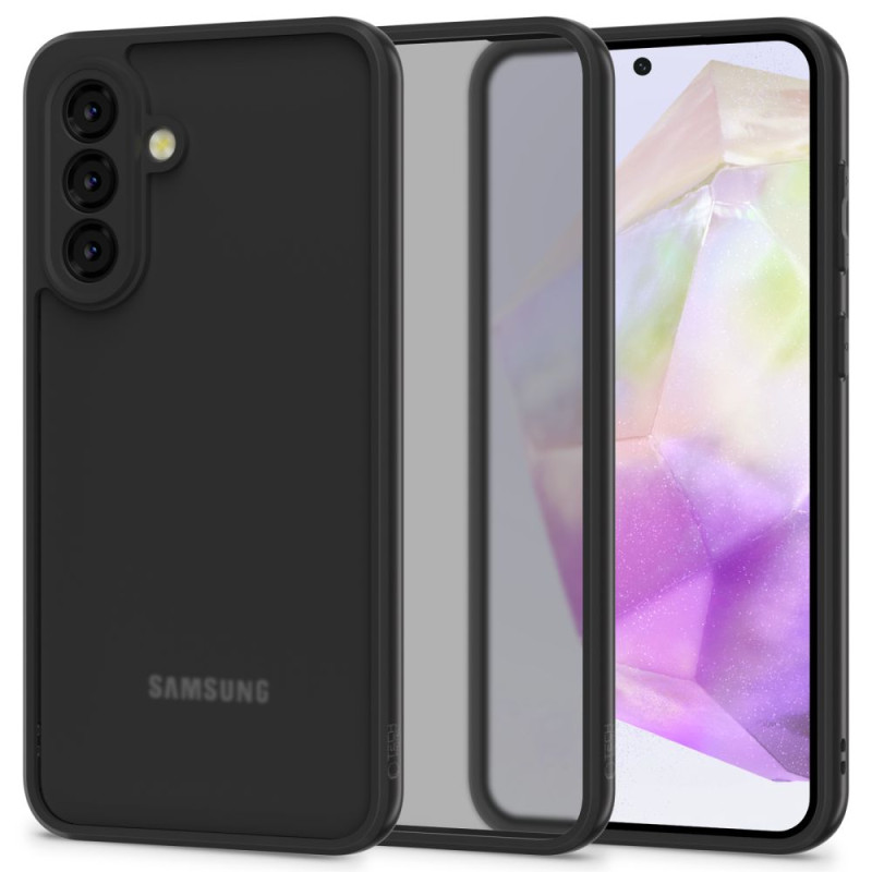 „Tech-Protect MagMat“ dėklas, skirtas „Samsung Galaxy A36 5G“ – matinės juodos spalvos