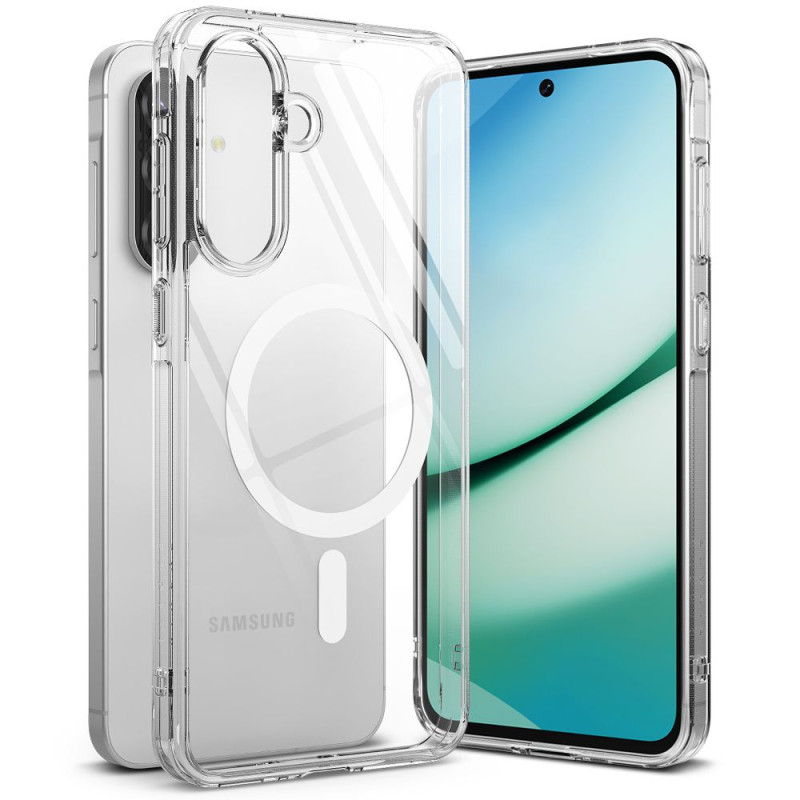 „Ringke Fusion“ magnetinis „MagSafe“ dėklas, skirtas „Samsung Galaxy A36 / A56 5G“ – skaidrus