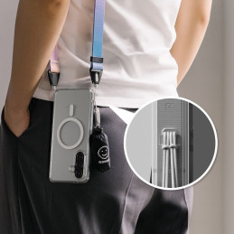 „Ringke Fusion“ magnetinis „MagSafe“ dėklas, skirtas „Samsung Galaxy A36 / A56 5G“ – skaidrus