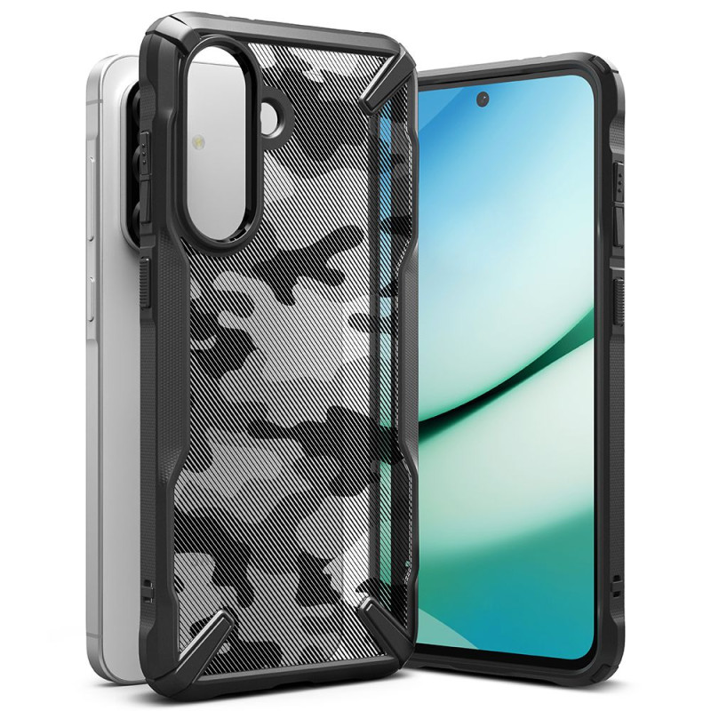 „Ringke Fusion X“ dėklas, skirtas „Samsung Galaxy A36 / A56 5G“ – juodas kamufliažinis