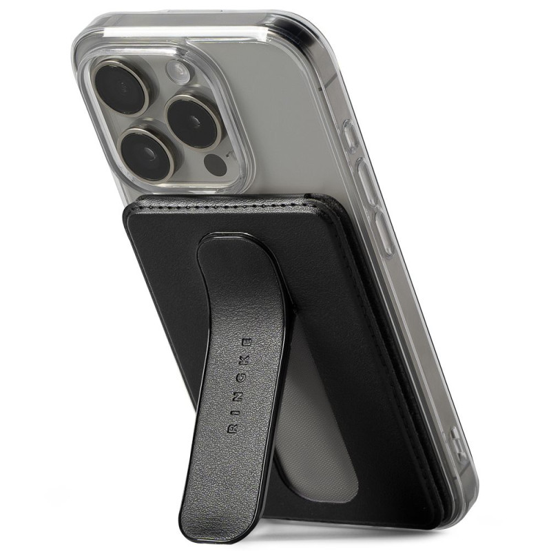 „Ringke Wallet“ slankiojantis „MagSafe“ dėklas – juodas