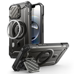 „Supcase UB XT Mag MagSafe iPhone 16e“ dėklas – juodas