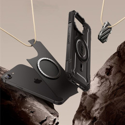 „Supcase UB XT Mag MagSafe iPhone 16e“ dėklas – juodas
