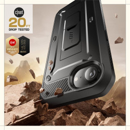 „Supcase Unicorn Beetle Pro iPhone 16e“ dėklas – juodas