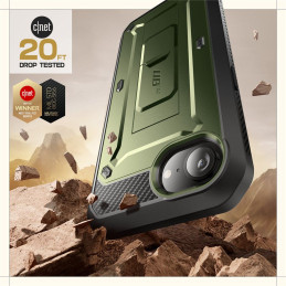 „Supcase Unicorn Beetle Pro iPhone 16e“ dėklas – alyvuogių spalvos