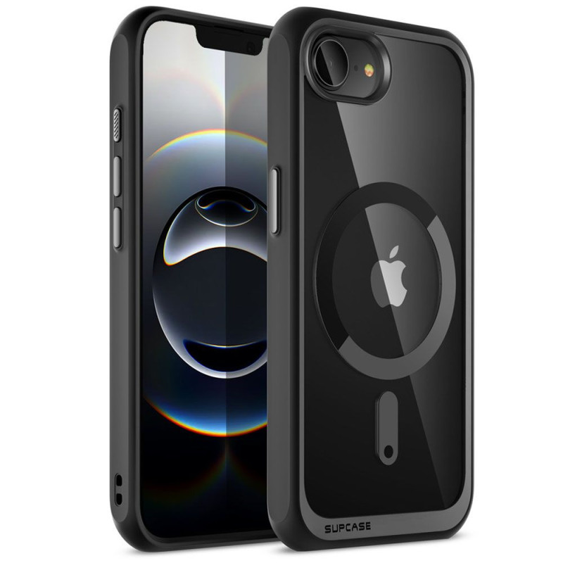 „Supcase UB Mag MagSafe iPhone 16e“ dėklas – juodas