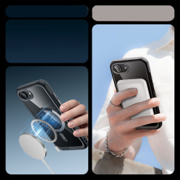 „Supcase UB Mag MagSafe iPhone 16e“ dėklas – juodas