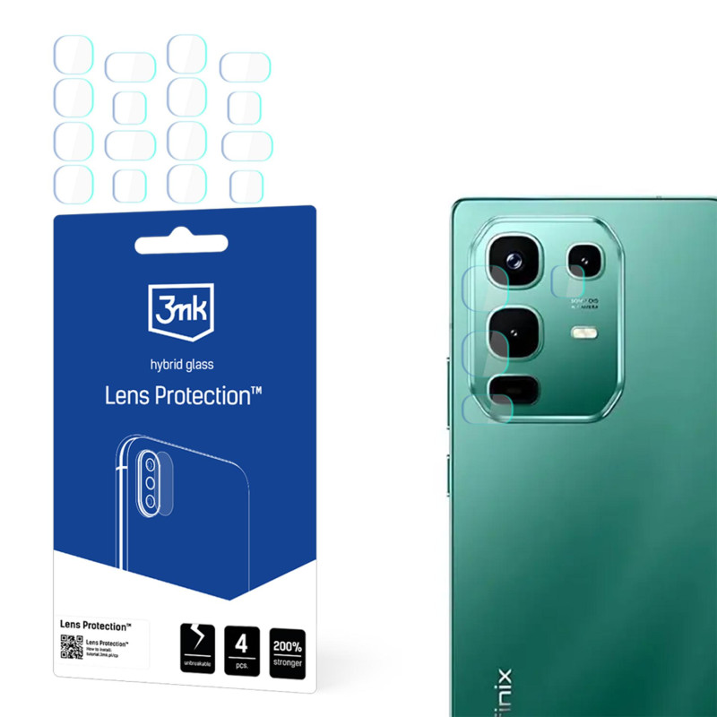 Kameros objektyvo stiklas (3 mk) skirtas „Infinix Note 50“ / „Note 50 Pro“