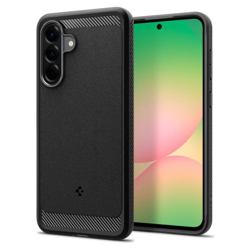„Spigen Rugged Armor“ dėklas, skirtas „Samsung Galaxy A56 5G“ – juodas