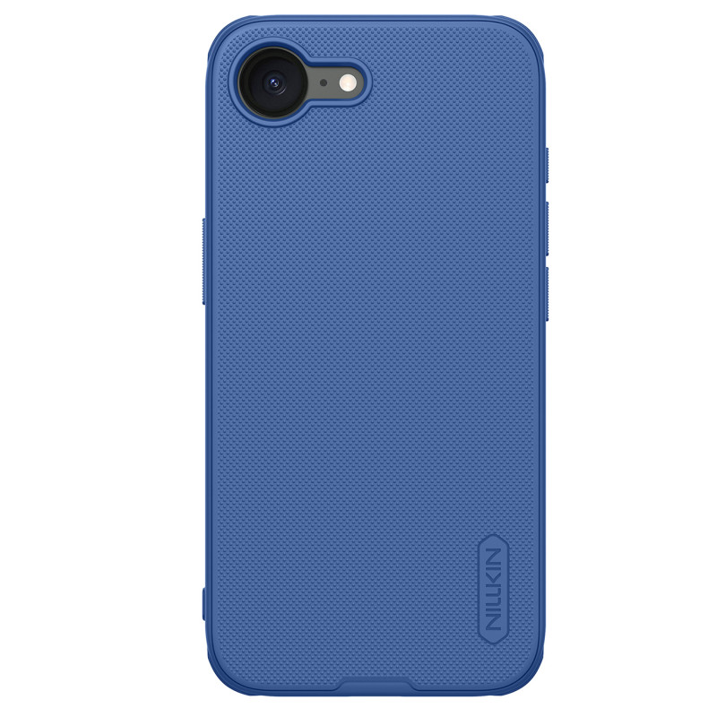 „Nillkin Super Frosted Shield Pro iPhone 16e“ dėklas – mėlynas