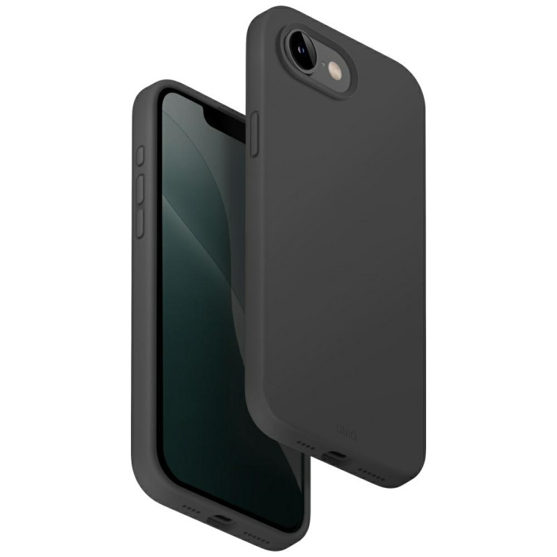 UNIQ Lino Magclick įkrovimo dėklas, skirtas iPhone 16e – pilkas