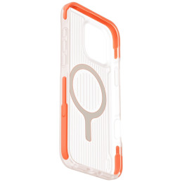 „UNIQ Combat Active Magclick“ įkrovimo dėklas, skirtas „iPhone 16 Pro Max“ – oranžinis