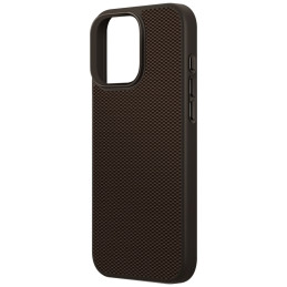 UNIQ Keva Air Magclick įkrovimo dėklas „GripFit“, skirtas „iPhone 16 Pro“ – rudas