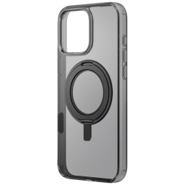 UNIQ Swivix 360° besisukantis dėklas su atrama iPhone 16 Pro telefonui – juodas