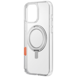 UNIQ „Swivix 360“ besisukantis dėklas su atrama, skirtas „iPhone 16 Pro Max“ – skaidrus