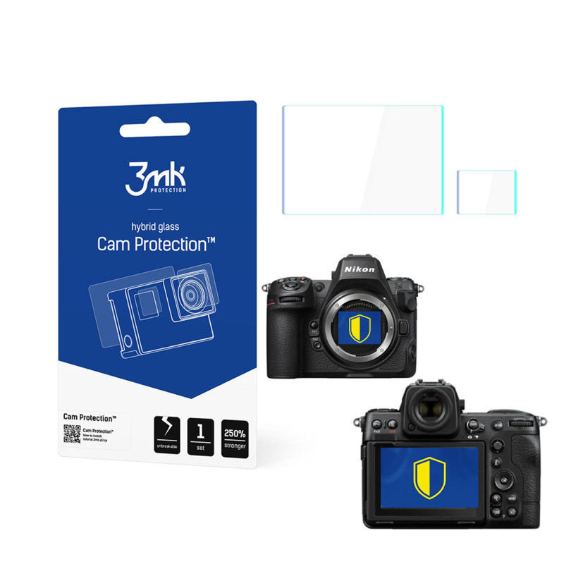 3 mk apsauginis stiklas „Nikon Z8“ fotoaparatui