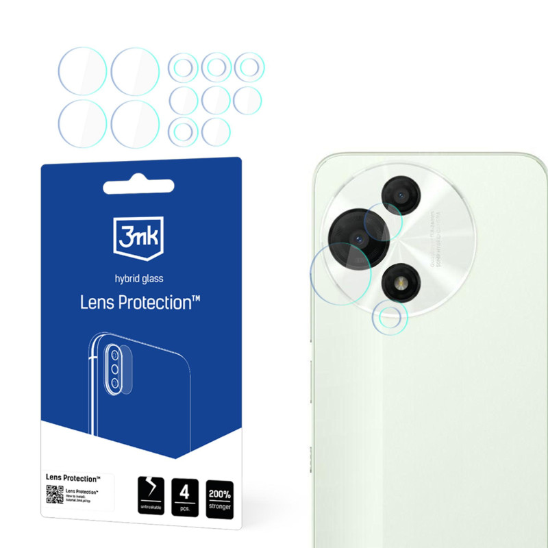 Kameros objektyvo stiklas 3mk objektyvo apsauga, skirta TCL 60 5G / 60R 5G / 60 SE NXTPAPER 5G