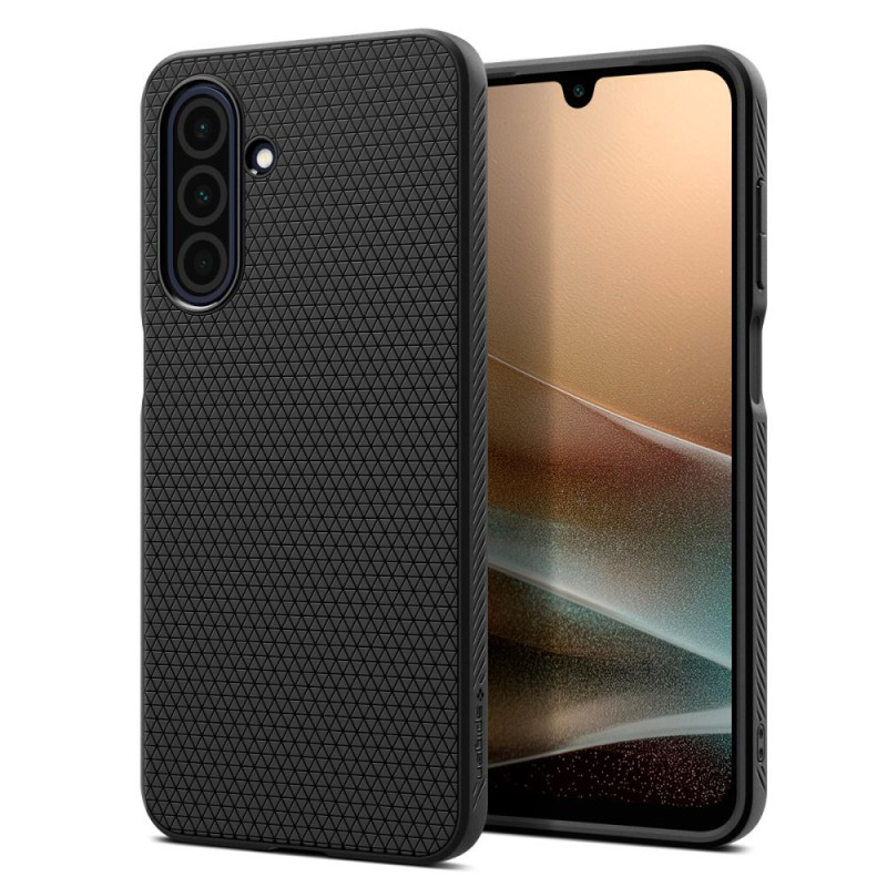 „Spigen Liquid Air“ dėklas, skirtas „Samsung Galaxy A26 5G“ – matinės juodos spalvos