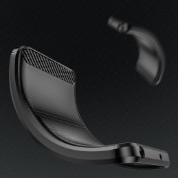 „Tech-Protect“ TPU anglies pluošto dėklas, skirtas „Motorola Moto G15 / G15 Power“ – juodas