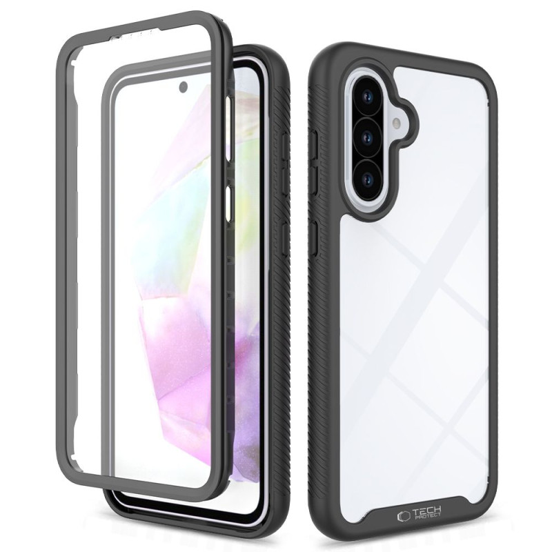 „Tech-Protect“ apsauginis dėklas, skirtas „Samsung Galaxy A36 / A56 5G“ – juodas