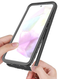 „Tech-Protect“ apsauginis dėklas, skirtas „Samsung Galaxy A36 / A56 5G“ – juodas