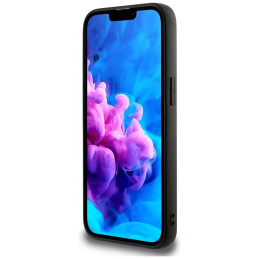 „Guess 4G“ telefono dėklas su dideliu logotipu iPhone 16e – juodas
