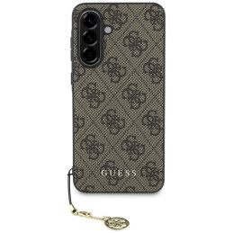 „Guess 4G Charms Collection“ dėklas, skirtas „Samsung Galaxy A56“ – rudas