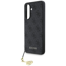 „Guess 4G Charms Collection“ dėklas, skirtas „Samsung Galaxy A56“ - juodas