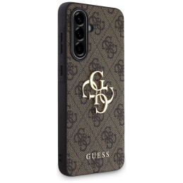 „Guess Big 4G Logo Classic“ dėklas, skirtas „Samsung Galaxy A36“ – rudas