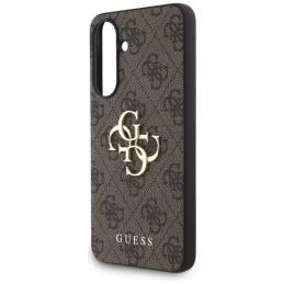 „Guess Big 4G Logo Classic“ dėklas, skirtas „Samsung Galaxy A56“ – rudas