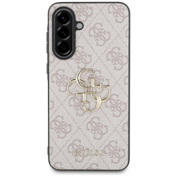 „Guess Big 4G Logo Classic“ dėklas, skirtas „Samsung Galaxy A56“ – rožinis