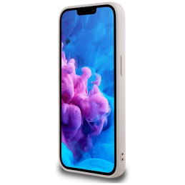 „Guess“ grūdėtas „MagSafe iPhone 16e“ dėklas – rožinis