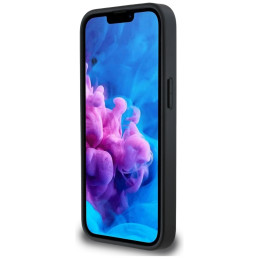 „Karl Lagerfeld“ fiksuoto blizgučių „Ikonik Metal Pin“ dėklas, skirtas „iPhone 16e“ – sidabrinis