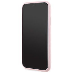 „Karl Lagerfeld“ silikoninis „Karl&Choupette MagSafe iPhone 11“ dėklas – rožinis