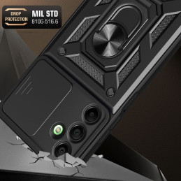 „Tech-Protect CamShield Pro“ dėklas, skirtas „Samsung Galaxy A26 5G“ – juodas