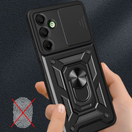 „Tech-Protect CamShield Pro“ dėklas, skirtas „Samsung Galaxy A26 5G“ – juodas