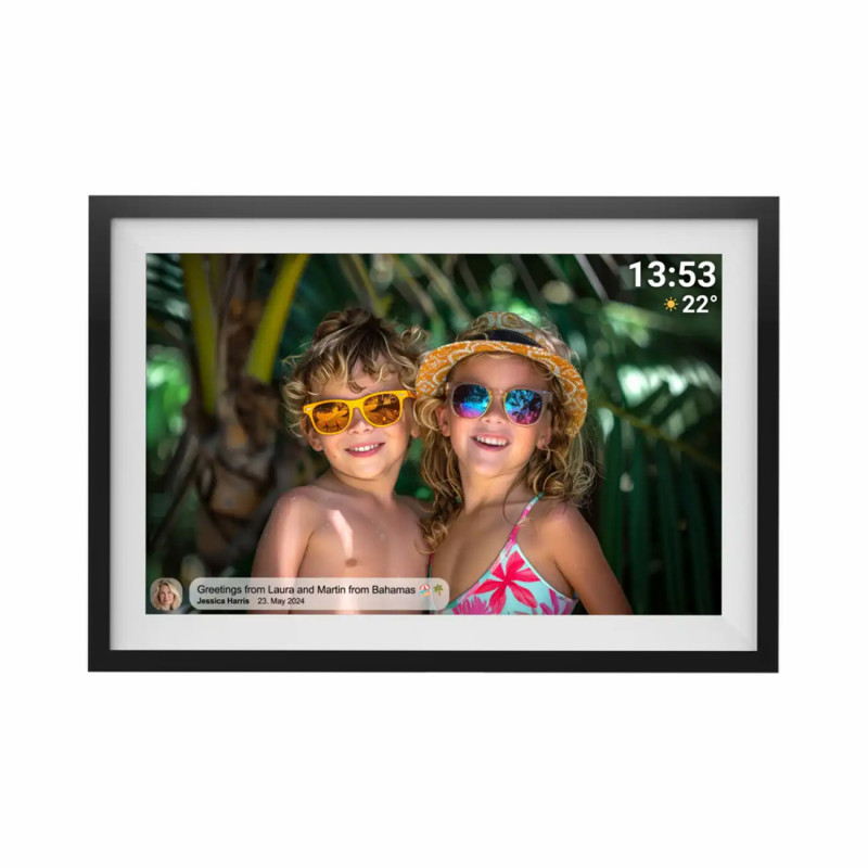 Denver Frameo PFF-1016 10.1" skaitmeninis rėmelis – juodas