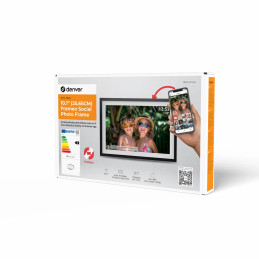 Denver Frameo PFF-1016 10.1" skaitmeninis rėmelis – juodas