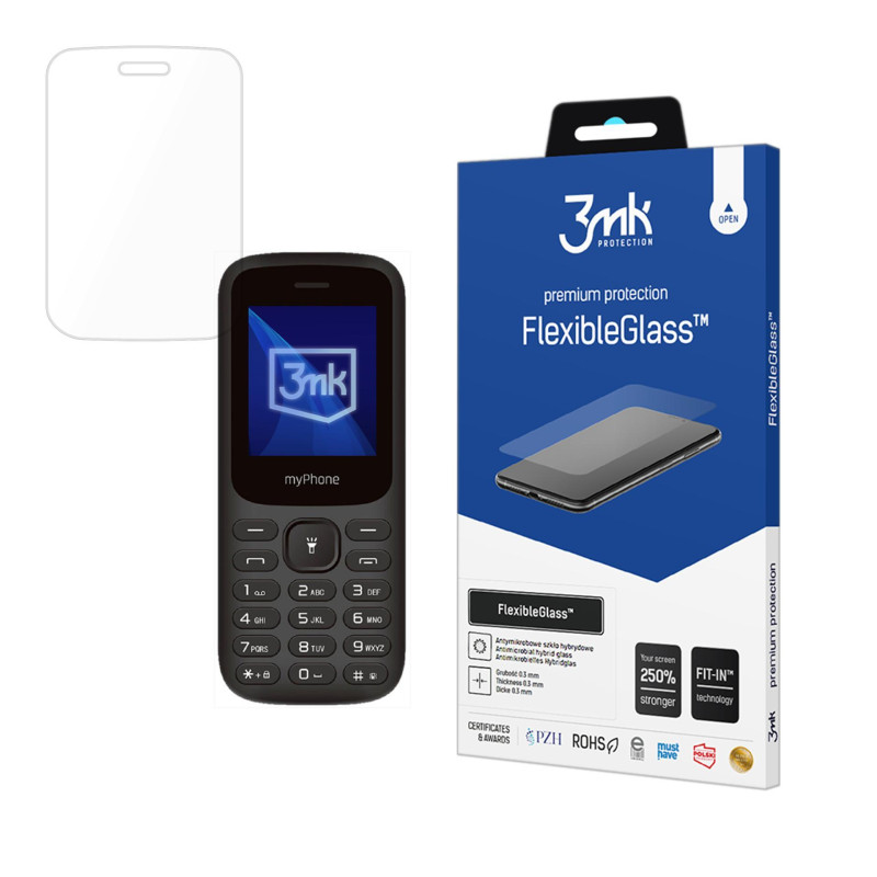 Hibridinis stiklas 3mk FlexibleGlass, skirtas MyPhone 2220