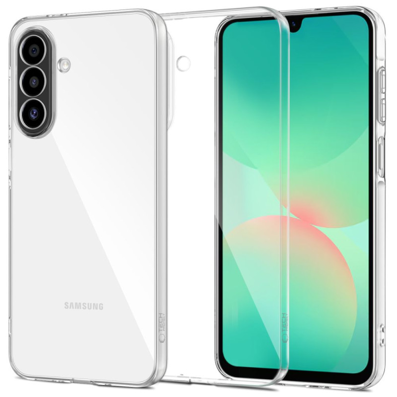 „Tech-Protect FlexAir“ dėklas, skirtas „Samsung Galaxy A26 5G“ – skaidrus