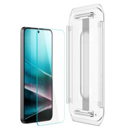 „Spigen Glas.TR Ez Fit“ grūdinto stiklo 2 vnt. pakuotė, skirta „Samsung Galaxy A36 5G“ – skaidrus