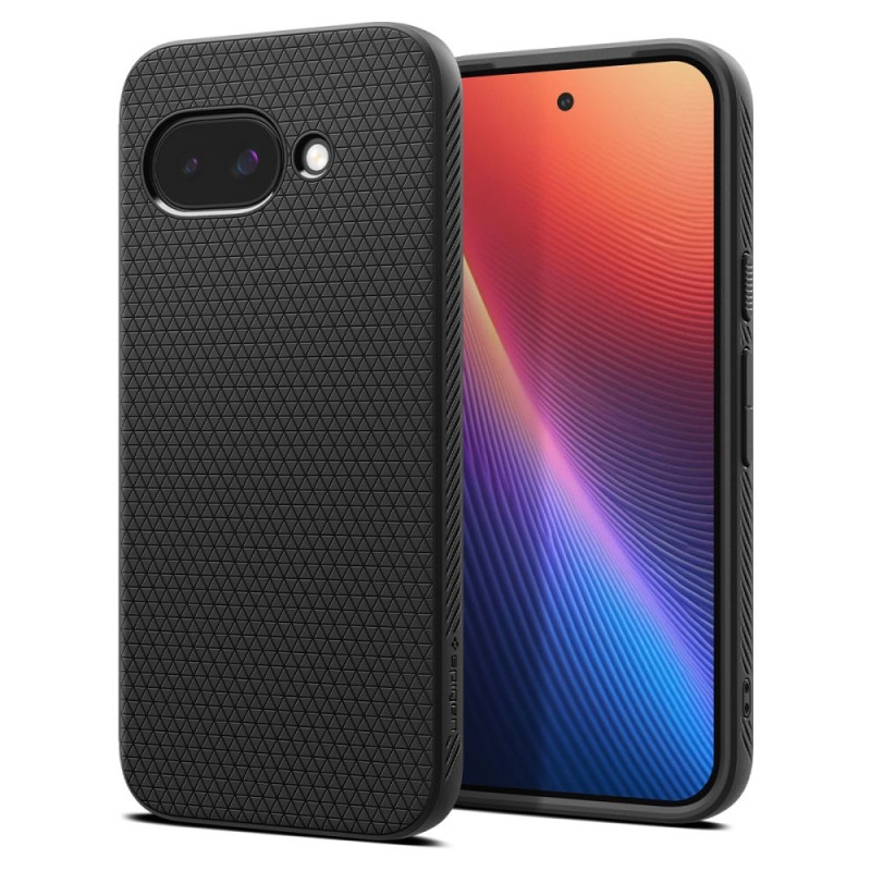 „Spigen Liquid Air“ dėklas, skirtas „Google Pixel 9A“ – matinės juodos spalvos