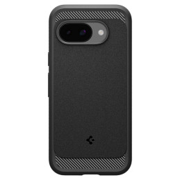 „Spigen Rugged Armor Mag MagSafe“ dėklas, skirtas „Google Pixel 9A“ – matinės juodos spalvos