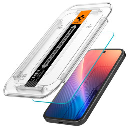„Spigen Glas.TR Ez Fit“ grūdinto stiklo 2 vnt. pakuotė, skirta „Google Pixel 9A“ – skaidrus