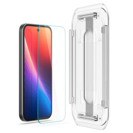 „Spigen Glas.TR Ez Fit“ grūdinto stiklo 2 vnt. pakuotė, skirta „Google Pixel 9A“ – skaidrus