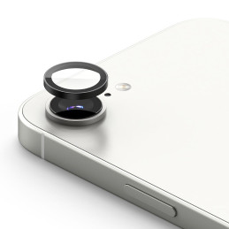 „Ringke“ kameros rėmelio apsauginių dėklų, skirtų „iPhone 16e“, 2 vnt. pakuotė – juodas