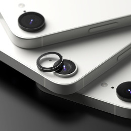 „Ringke“ kameros rėmelio apsauginių dėklų, skirtų „iPhone 16e“, 2 vnt. pakuotė – juodas
