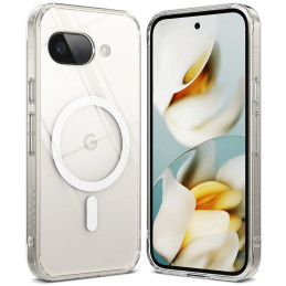 „Ringke Fusion“ magnetinis „MagSafe“ dėklas, skirtas „Google Pixel 9A“ – skaidrus