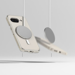 „Ringke Fusion“ magnetinis „MagSafe“ dėklas, skirtas „Google Pixel 9A“ – skaidrus